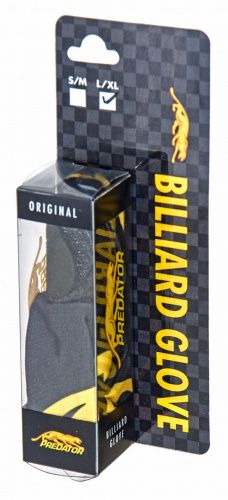 Перчатка бильярдная «Predator Limited Edition» (черно-желтая) L&XL